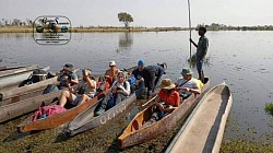 Mokoro excursion into the Okavango delta