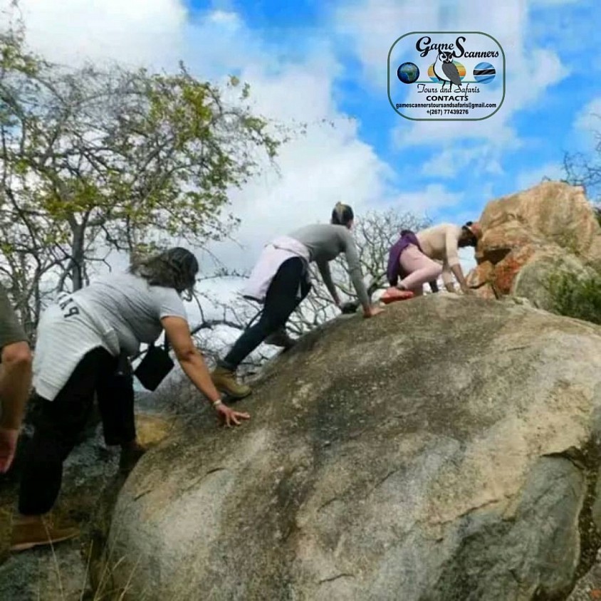 Hiking up the Tsodillo hills