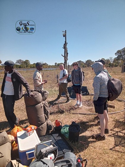 Mokoro preparations in the delta....